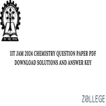 IIT JAM 2024 Question Paper with Solution PDF for Chemistry